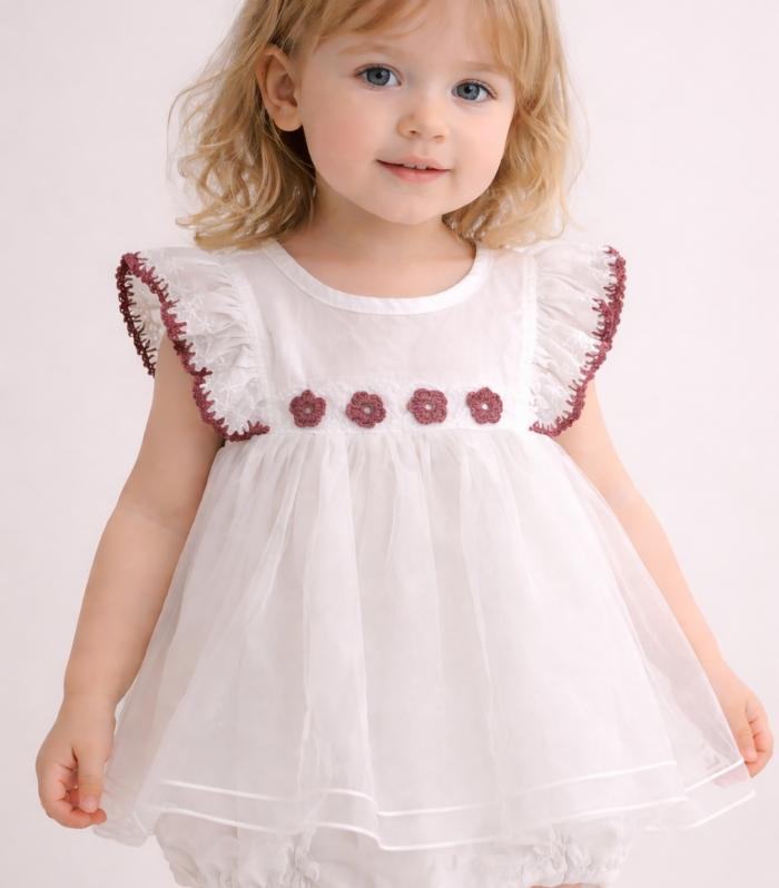 Floral Charm Baby Frock