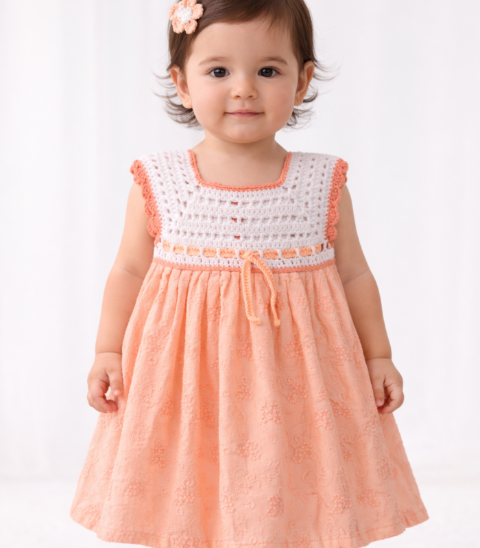 Peach Magic Frock