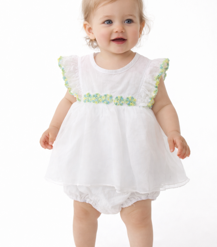 Floral charm Baby Frock