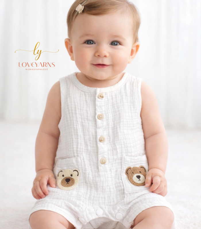 Teddy Pocket Romper
