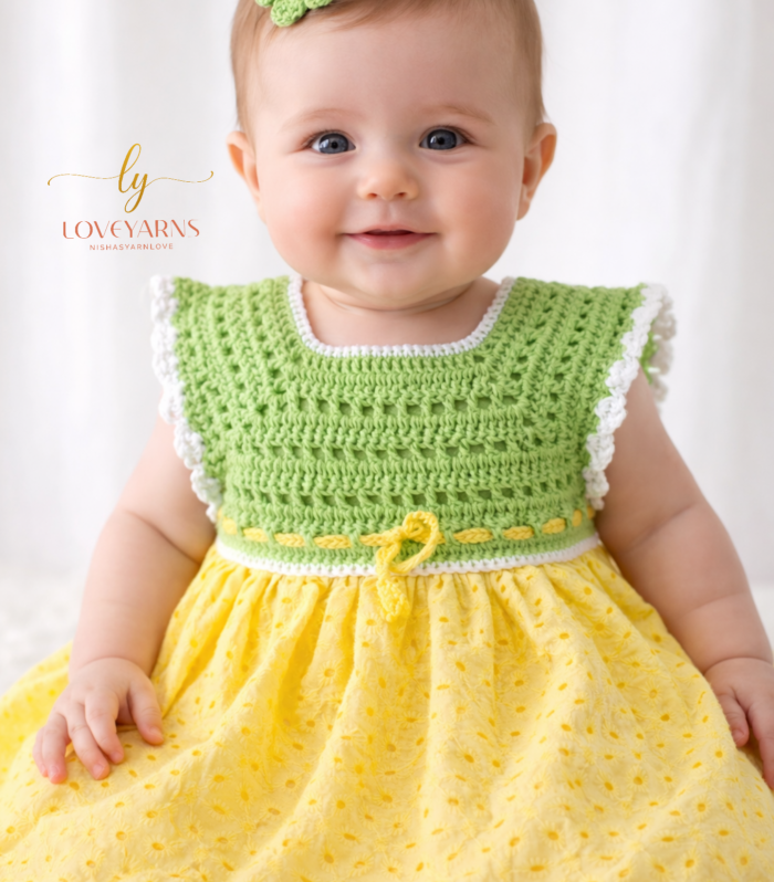 Citrus Bloom Baby Frock