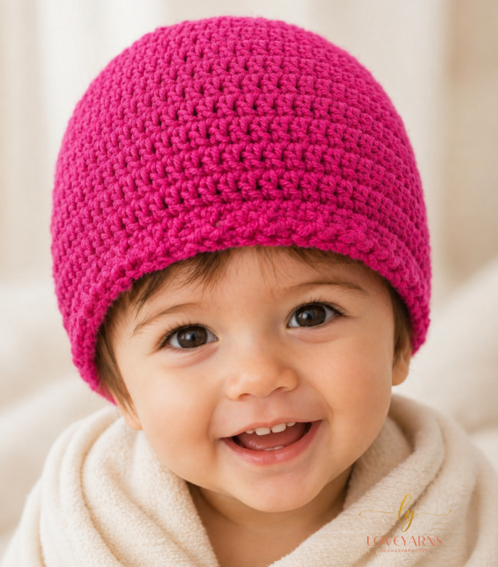 Dark Pink Beanie